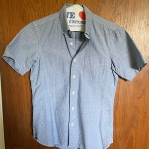 Muji short-sleeved button up shirt